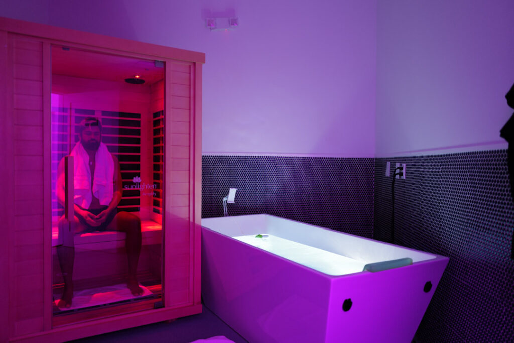 Infrared Sauna Temperature Contras Centner Gables Miami Wellness