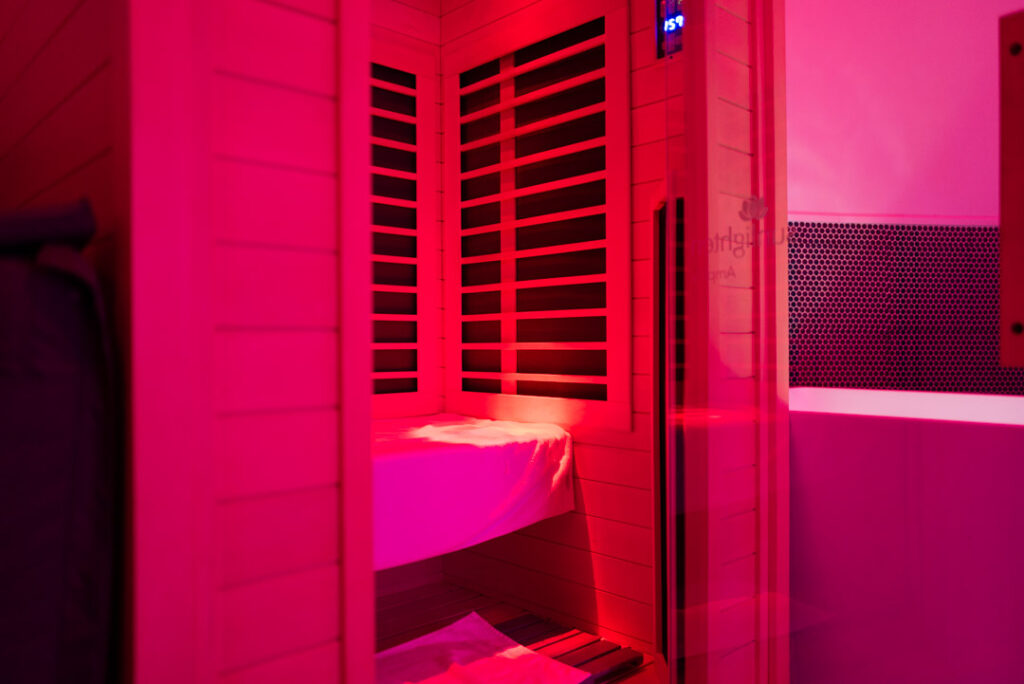 Infrared Sauna at Centner Wellness Coral Gables, Miami.