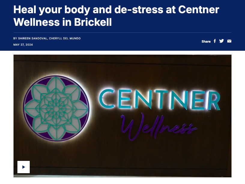 Centner Wellness Featured on WSVN Deco Drive for Brickell Location
